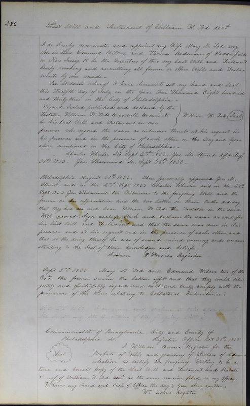 Delaware County Ohio Will Records Vol. 3 1850-1859 (p. 338)