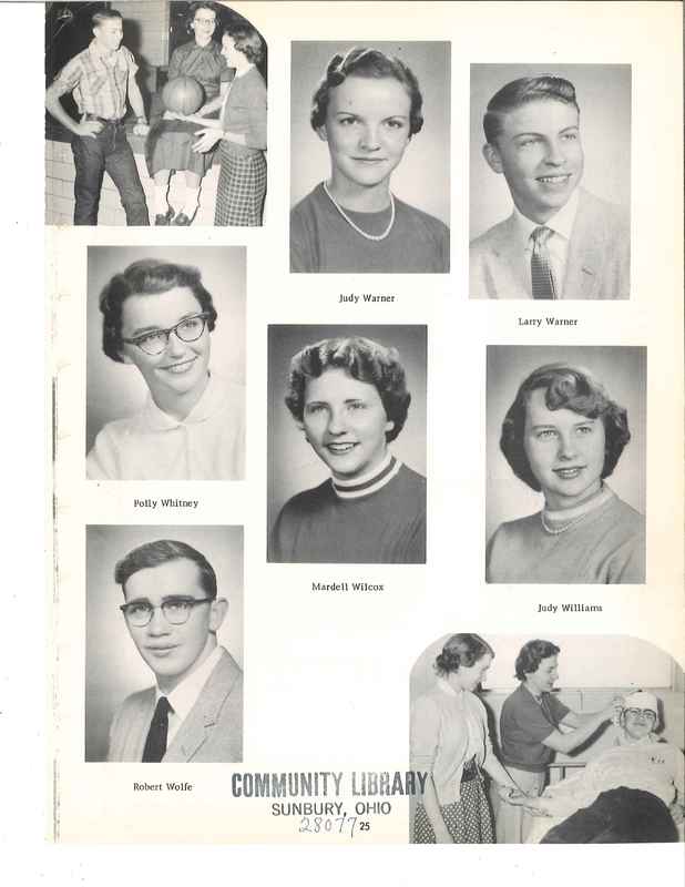 Big Walnut High School Yearbook. 1957: The Flame  (28)