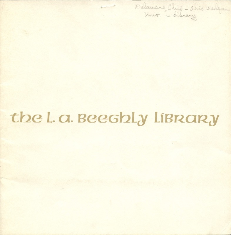 L. A. Beeghly Library (p. 1)