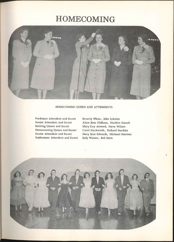 Big Walnut High School Yearbook. 1955: The Flame (p. 13)