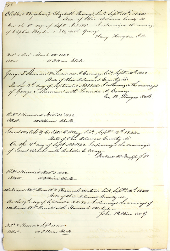 Marriage Records Vol.1 1835-1845 (p. 352)