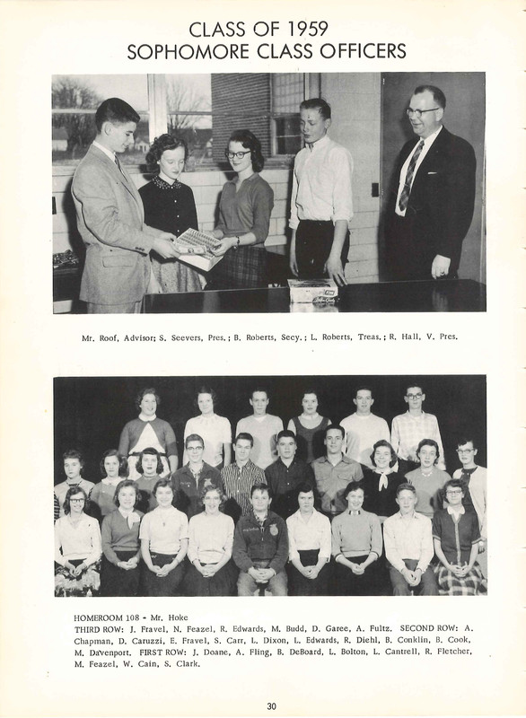 Big Walnut High School Yearbook. 1957: The Flame  (33)