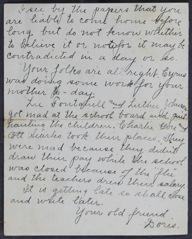 Charlie C. Bricker World War I Letters (p. 96)