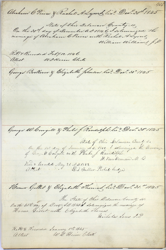 Marriage Records Vol.1 1835-1845 (p. 527)