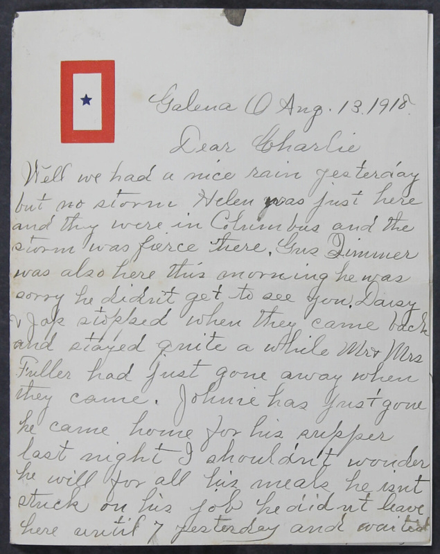 Charlie C. Bricker World War I Letters (p. 32)