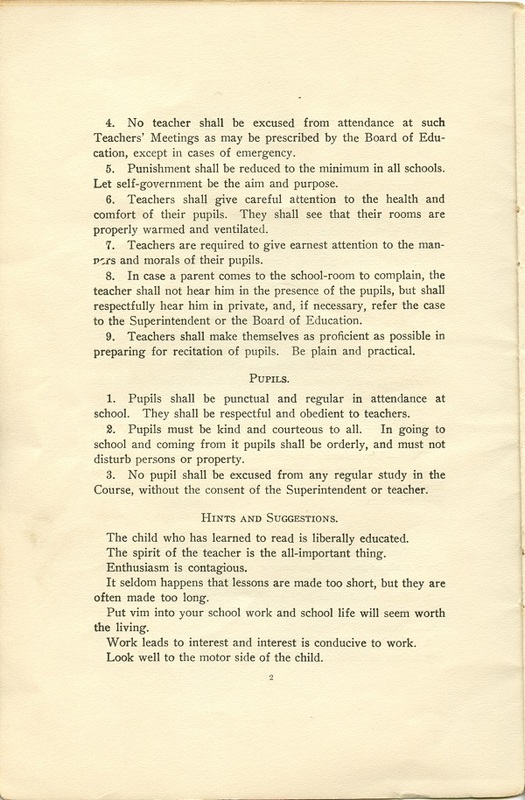 Course of Study Rules and Regulations of Thompson Township Delaware County, Ohio Public Schools (p. 4)