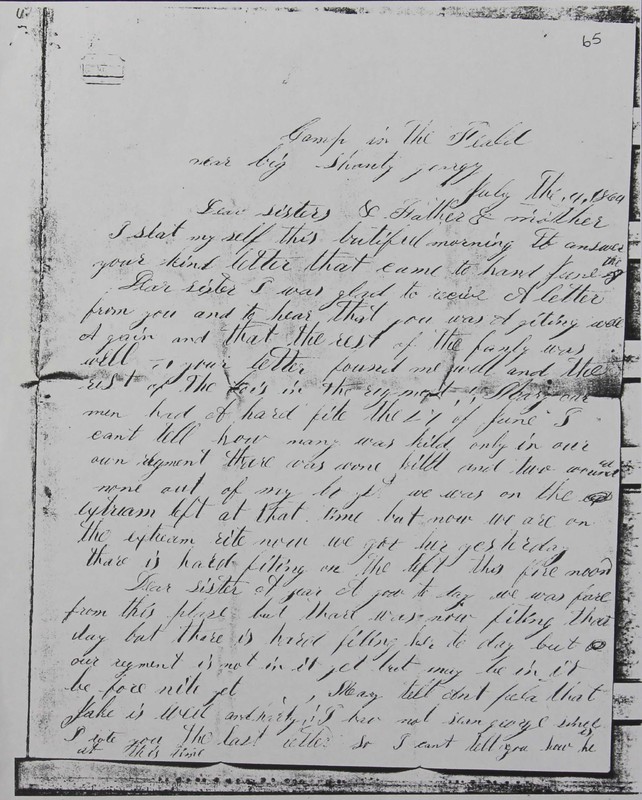 Haycook Civil War Letters 1861-1865 (p. 152)