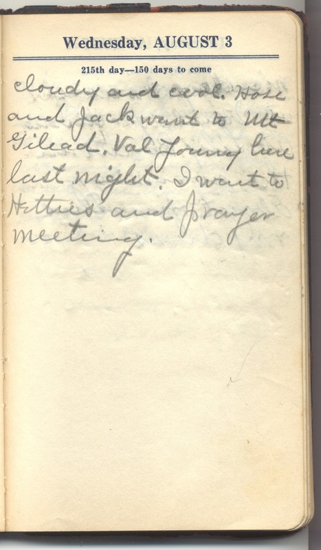 Roberta Hopkins' Diary 1927 (p. 221)