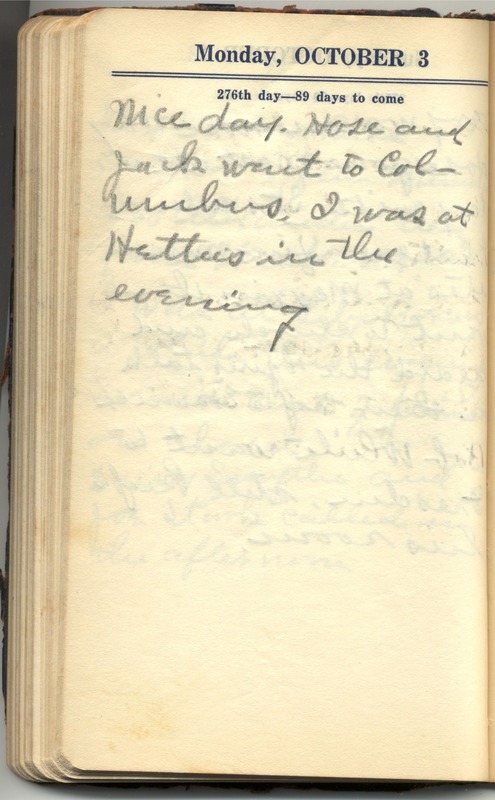 Roberta Hopkins' Diary 1927 (p. 282)