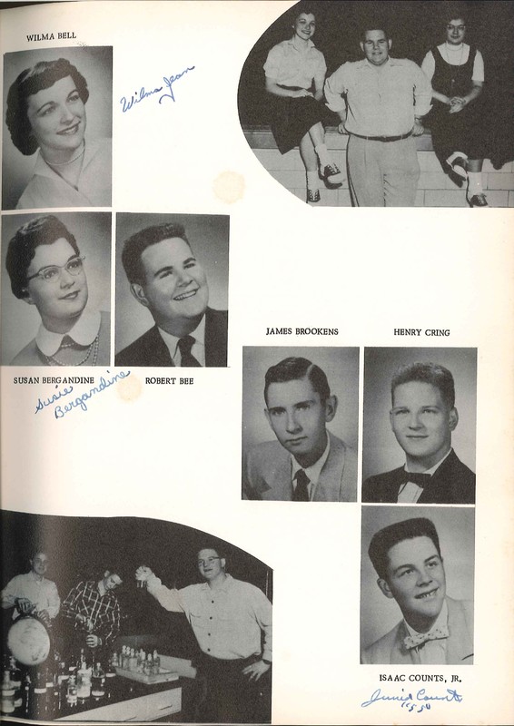 Big Walnut High School Yearbook. 1955: The Flame (p. 19)