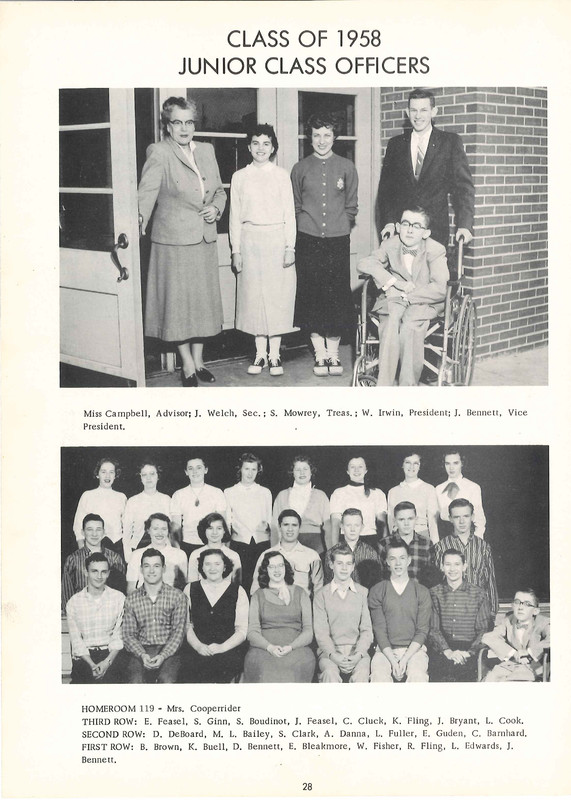 Big Walnut High School Yearbook. 1957: The Flame  (31)