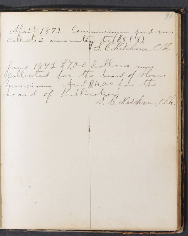 Sessional Records of the 1st Presbyterian Church of Trenton, Delaware Co., Ohio, 1831 (p. 97)