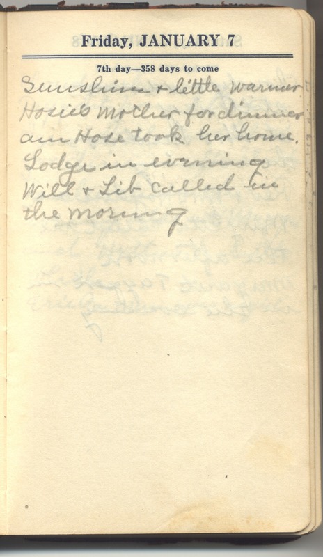 Roberta Hopkins' Diary 1927 (p. 13)