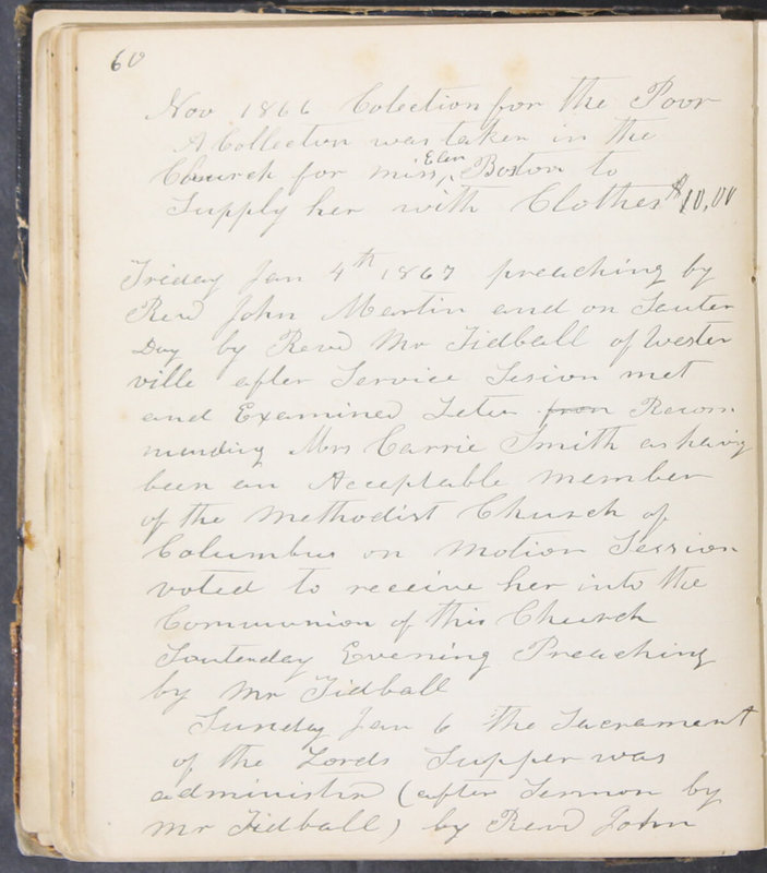 Sessional Records of the 1st Presbyterian Church of Trenton, Delaware Co., Ohio, 1831 (p. 66)