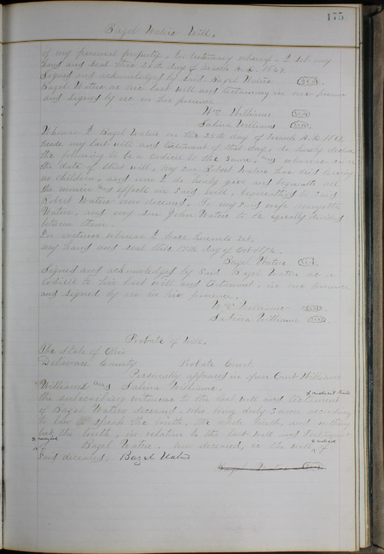 Delaware County Ohio Will Records Vol. 6 1876-1883 (p. 232)