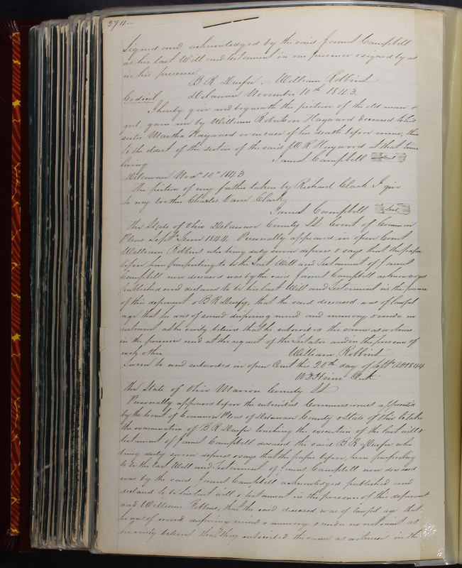 Delaware County Ohio Will Records Vol. 2 1835-1850 (p. 321)