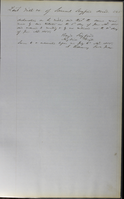 Delaware County Ohio Will Records Vol. 3 1850-1859 (p. 297)