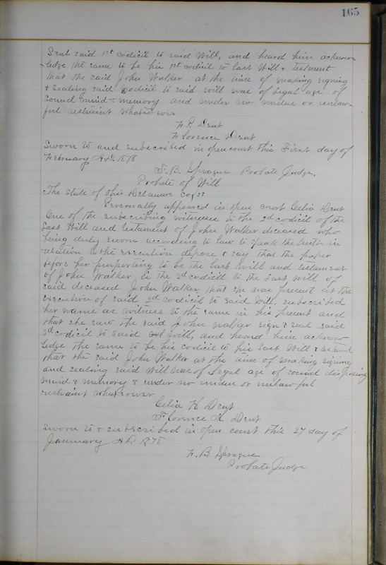 Delaware County Ohio Will Records Vol. 6 1876-1883 (p. 222)