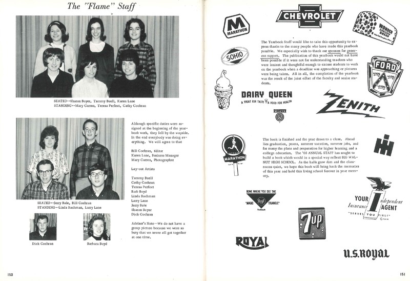 Big Walnut High School Year Book. 1966:The Flame(78)