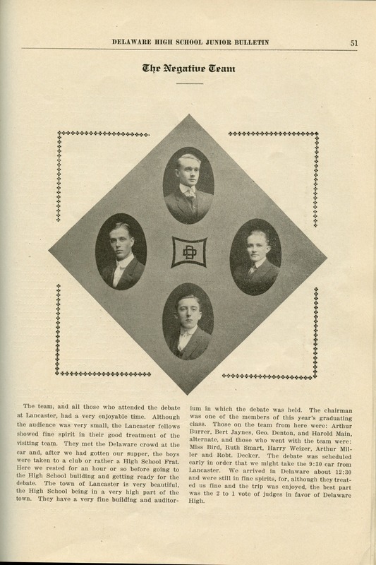 Delaware High School Bulletin 1915 (p. 53)