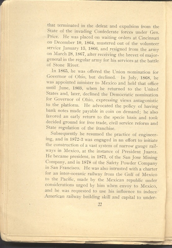 Major-General William Stark Rosecrans (p. 26)