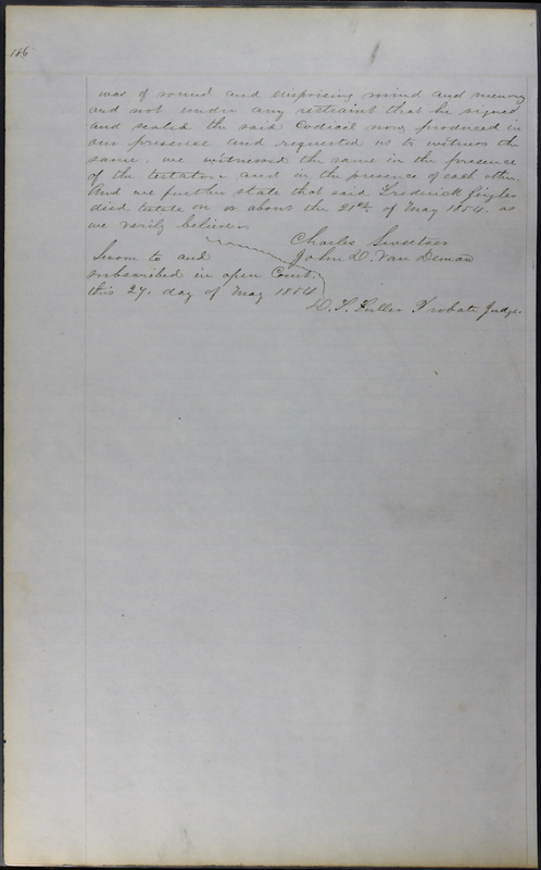 Delaware County Ohio Will Records Vol. 3 1850-1859 (p. 238)