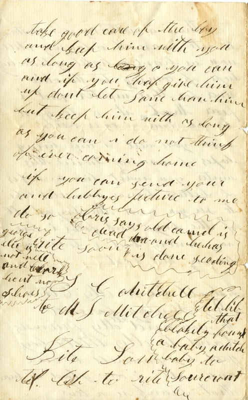 Mitchell Family Civil War Letters (p. 9)