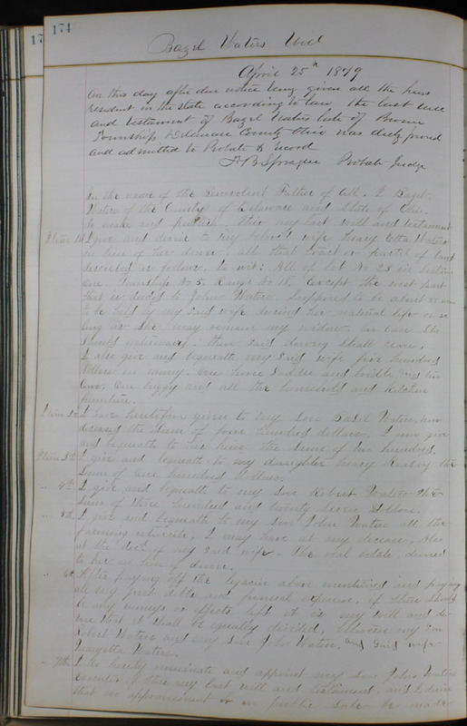 Delaware County Ohio Will Records Vol. 6 1876-1883 (p. 231)