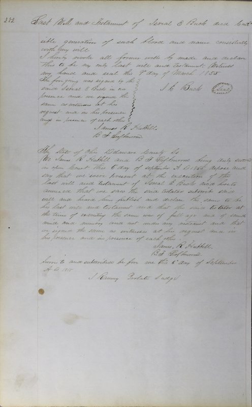 Delaware County Ohio Will Records Vol. 3 1850-1859 (p. 304)