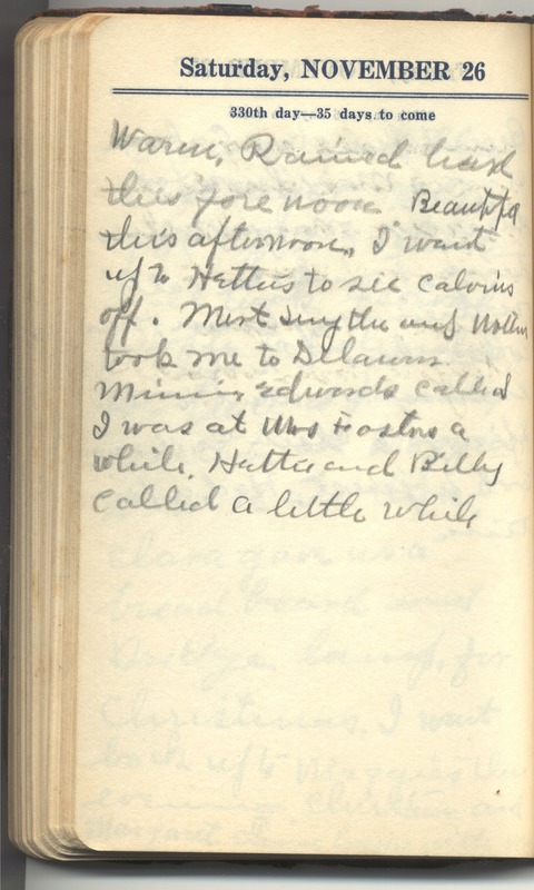 Roberta Hopkins' Diary 1927 (p. 336)