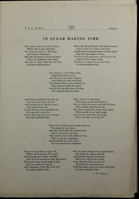 The Owl, Vol. II, 1922 (p.33)