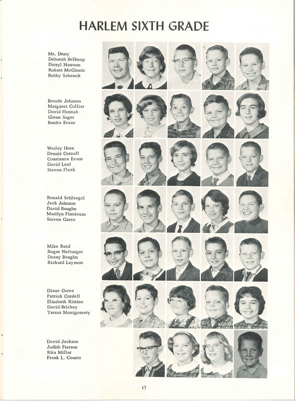 Big Walnut Elementary Schools. 1964: Harlem, Galena, Sunbury (p. 18)