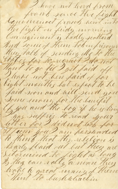 Mitchell Family Civil War Letters (p. 28)