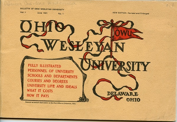 Bulletin of Ohio Wesleyan University (p. 1)