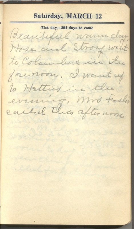 Roberta Hopkins' Diary 1927 (p. 77)