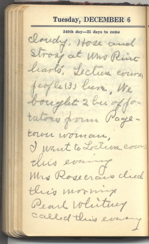 Roberta Hopkins' Diary 1927 (p. 346)