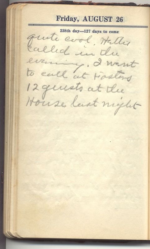 Roberta Hopkins' Diary 1927 (p. 240)