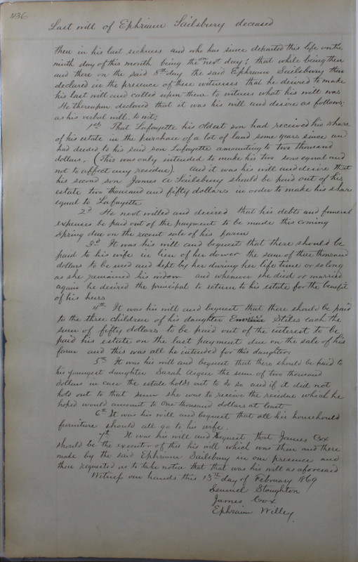 Delaware County Ohio Will Records Vol. 4 1859-1869 (p. 468)