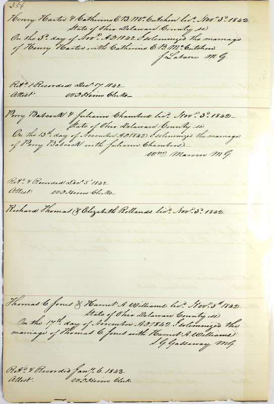 Marriage Records Vol.1 1835-1845 (p. 360)