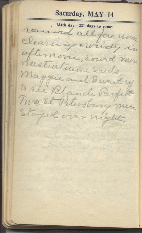 Roberta Hopkins' Diary 1927 (p. 140)