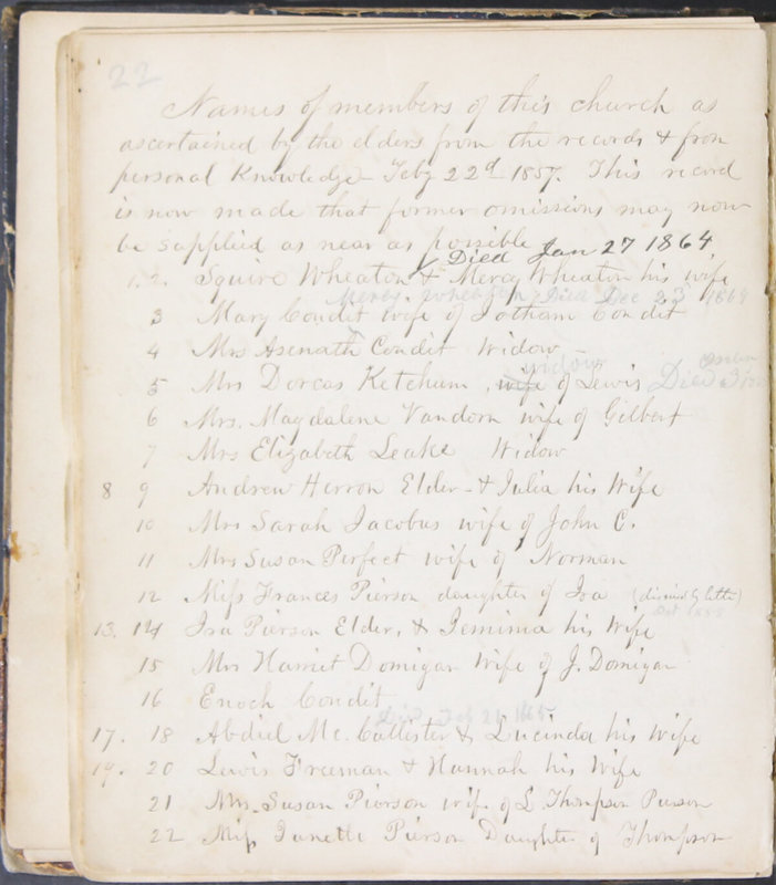 Sessional Records of the 1st Presbyterian Church of Trenton, Delaware Co., Ohio, 1831 (p. 28)