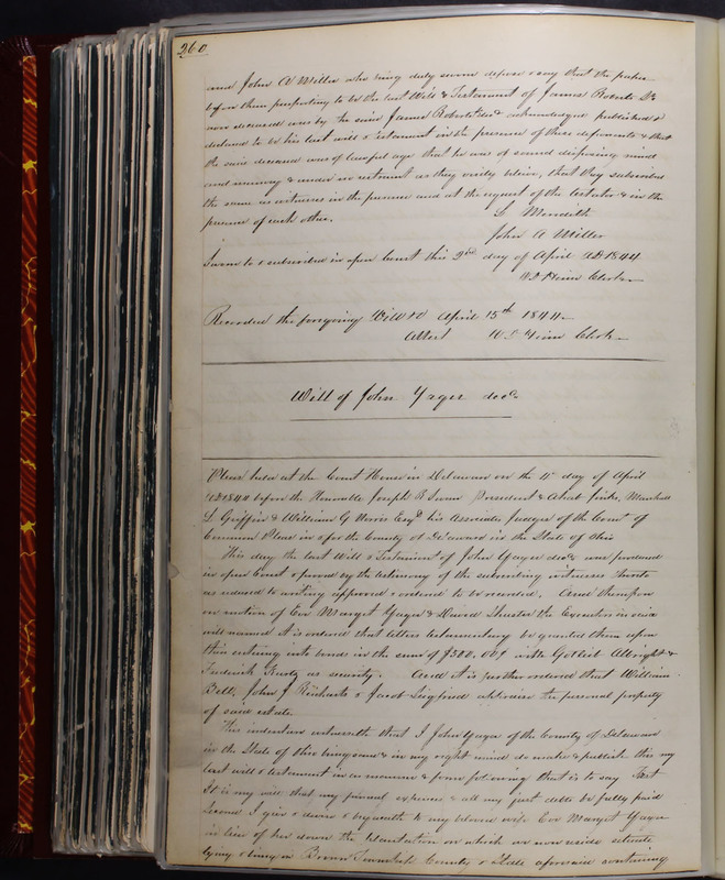 Delaware County Ohio Will Records Vol. 2 1835-1850 (p. 305)