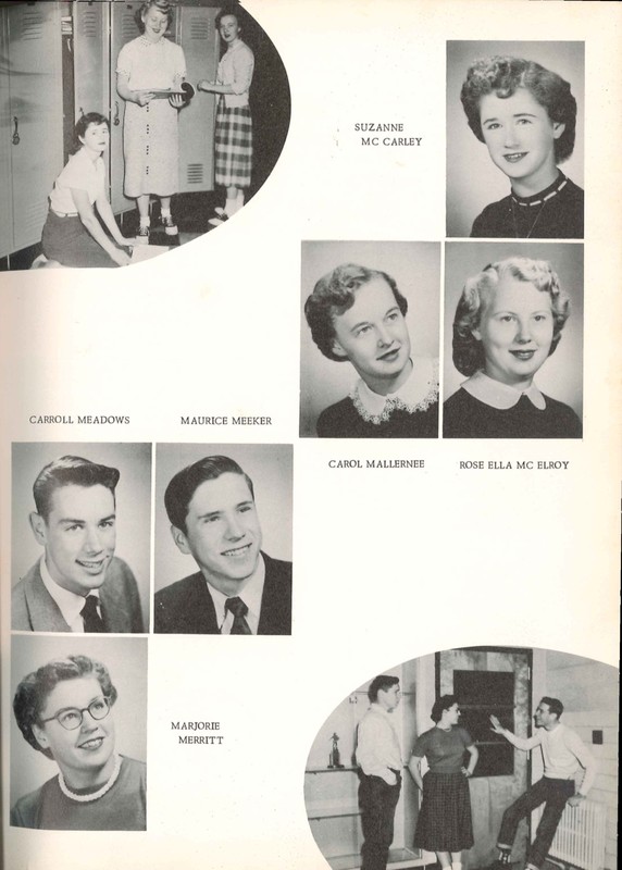 Big Walnut High School Yearbook. 1955: The Flame (p. 23)