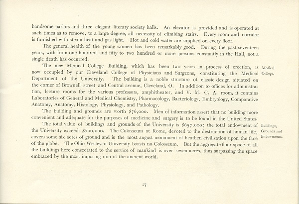 Bulletin of Ohio Wesleyan University (p. 19)