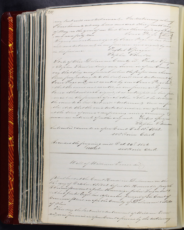 Delaware County Ohio Will Records Vol. 2 1835-1850 (p. 255)