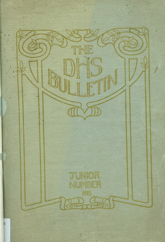 Delaware High School Bulletin 1915 (p. 1)