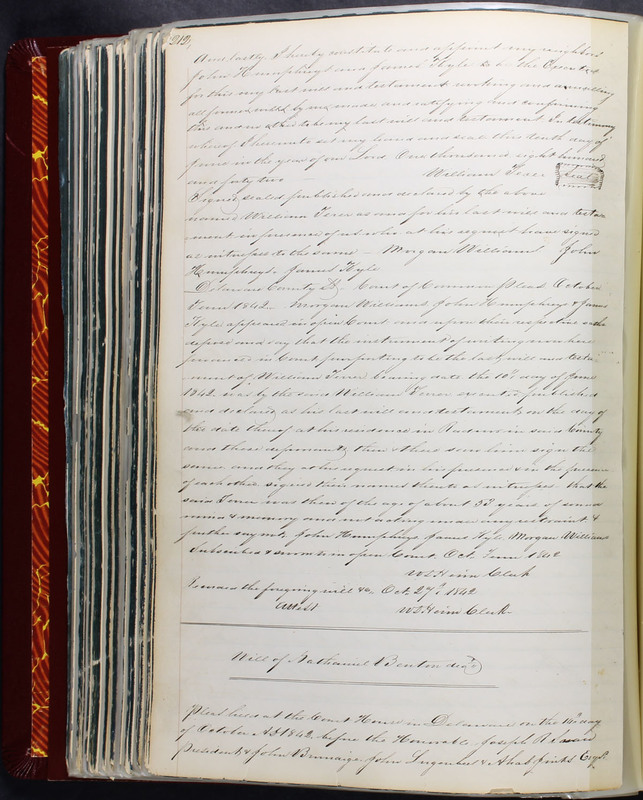 Delaware County Ohio Will Records Vol. 2 1835-1850 (p. 257)