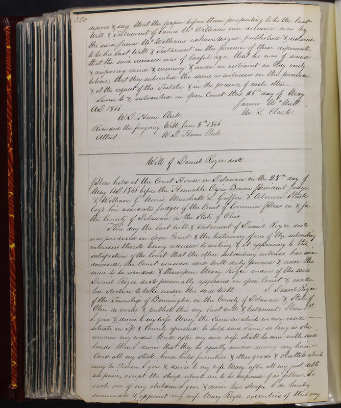 Delaware County Ohio Will Records Vol. 2 1835-1850 (p. 365)