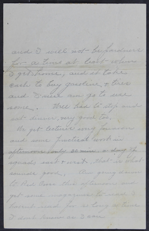 Charlie C. Bricker World War I Letters (p. 90)