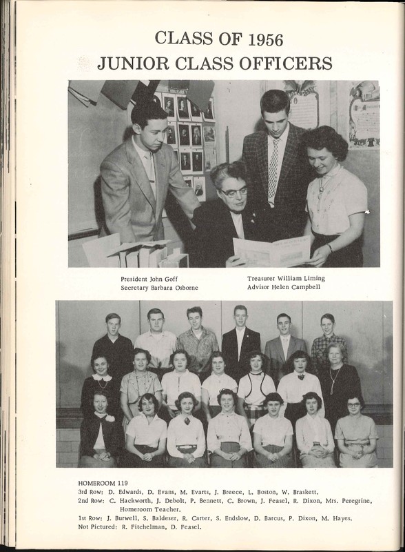 Big Walnut High School Yearbook. 1955: The Flame (p. 36)